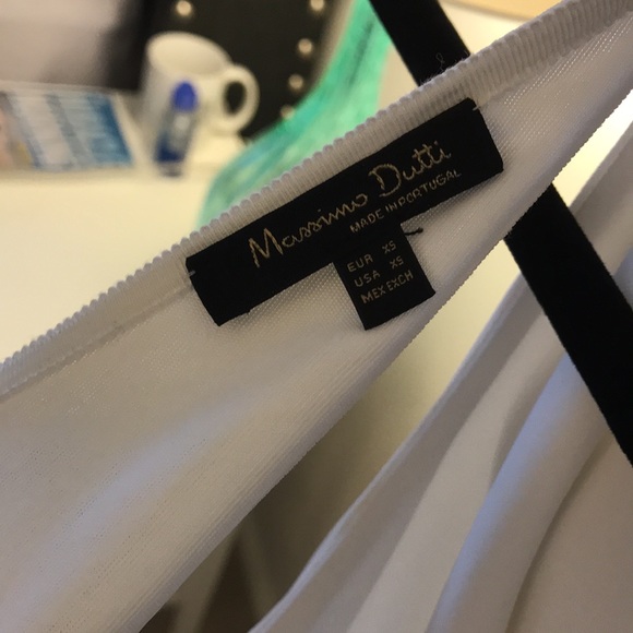 Quality White drop down neck tank - Zara’s high end brand - Picture 4 of 6